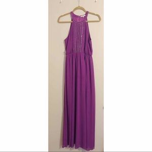 Purple Maxi Dress